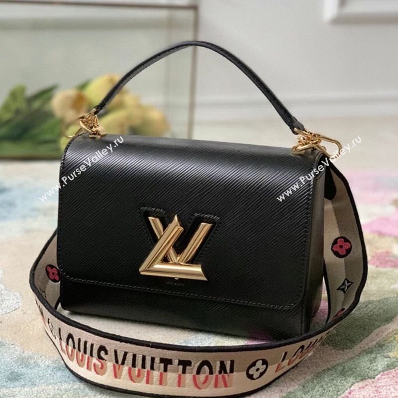 Louis Vuitton Twist MM Bag in Black Epi Leather M57505 2025 (KI-250120086)