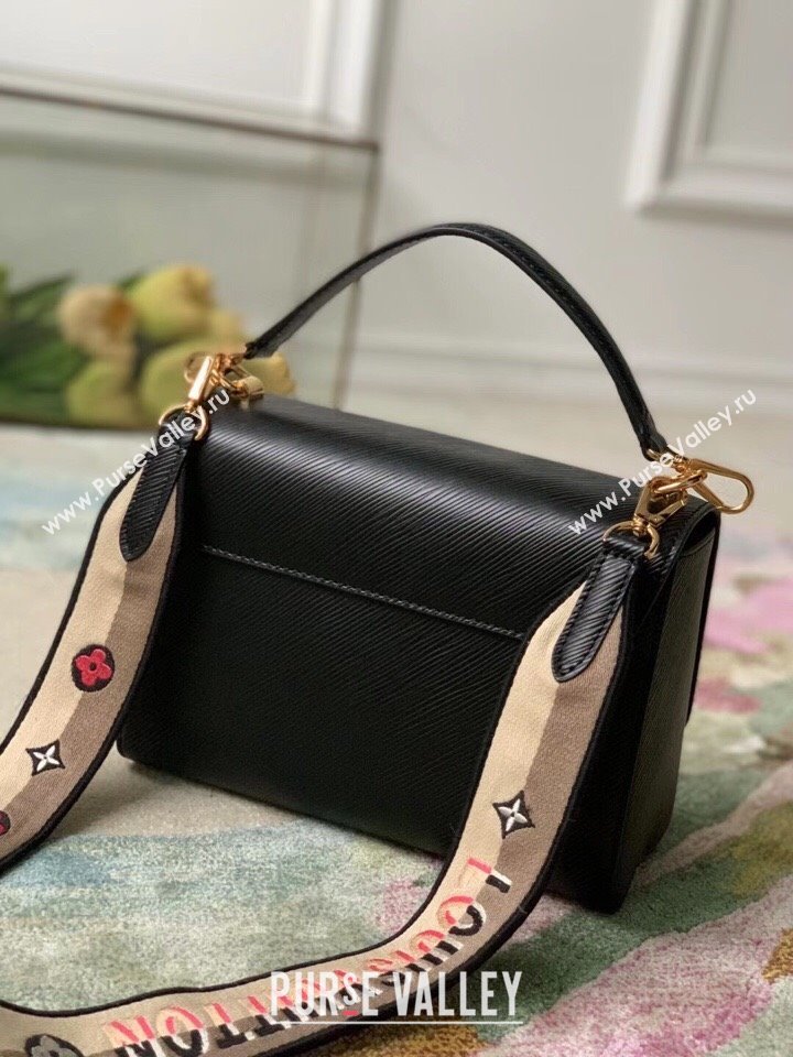 Louis Vuitton Twist MM Bag in Black Epi Leather M57505 2025 (KI-250120086)