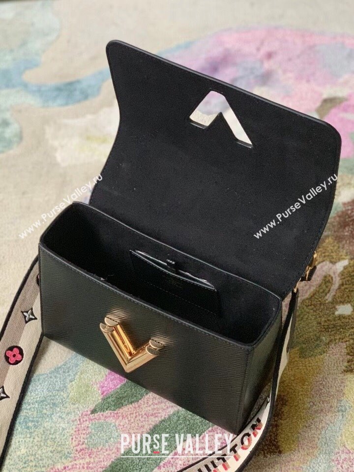 Louis Vuitton Twist MM Bag in Black Epi Leather M57505 2025 (KI-250120086)