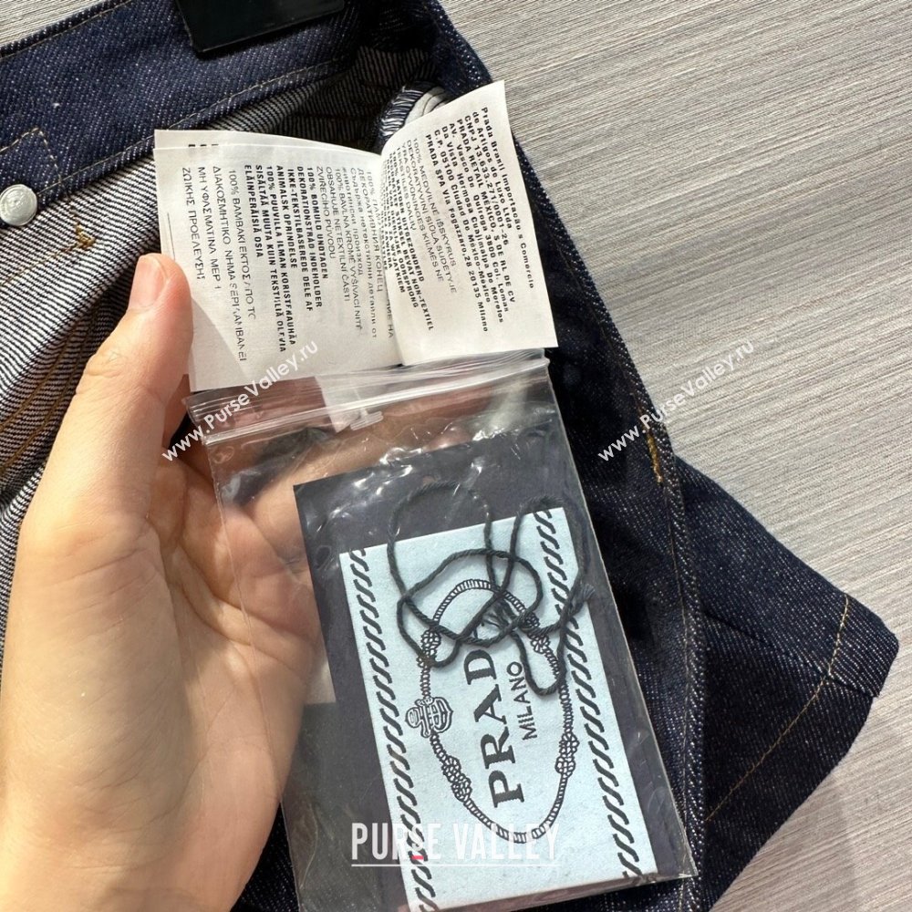 Prada Denim Skirt P053128 Blue 2024 (Q-24053128)