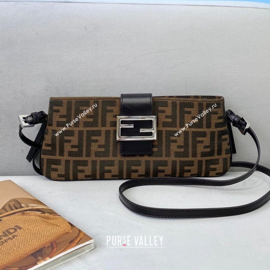 Fendi Vintage FF Canvas Shoulder Bag 8313 Brown 2021 (CL-21090644)