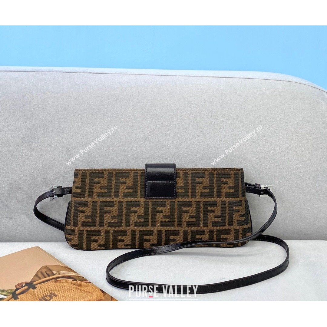 Fendi Vintage FF Canvas Shoulder Bag 8313 Brown 2021 (CL-21090644)