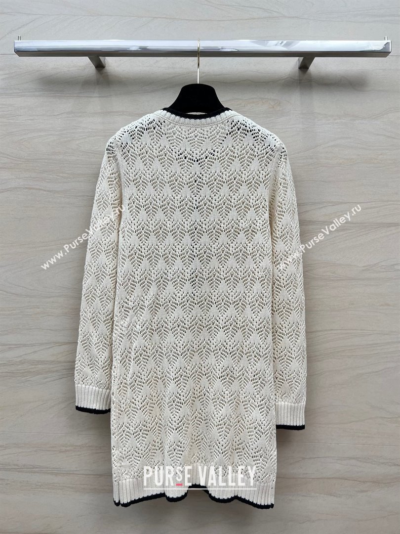 Chanel Wool Dress CH022316 White 2024 (Q-24022316)