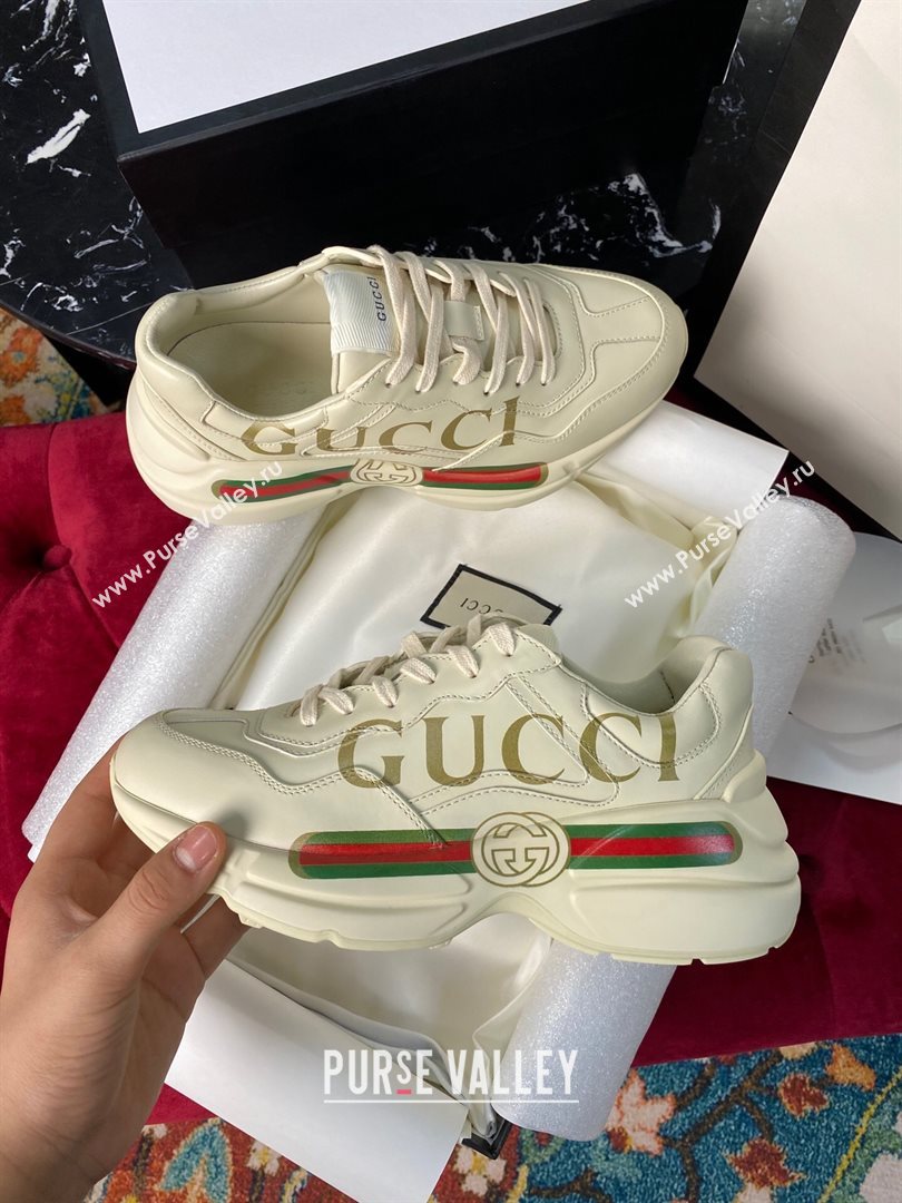 Gucci  Rhyton Gucci Logo Sneaker‎ 08 2020 (For Women and Men) (MD-20120331)