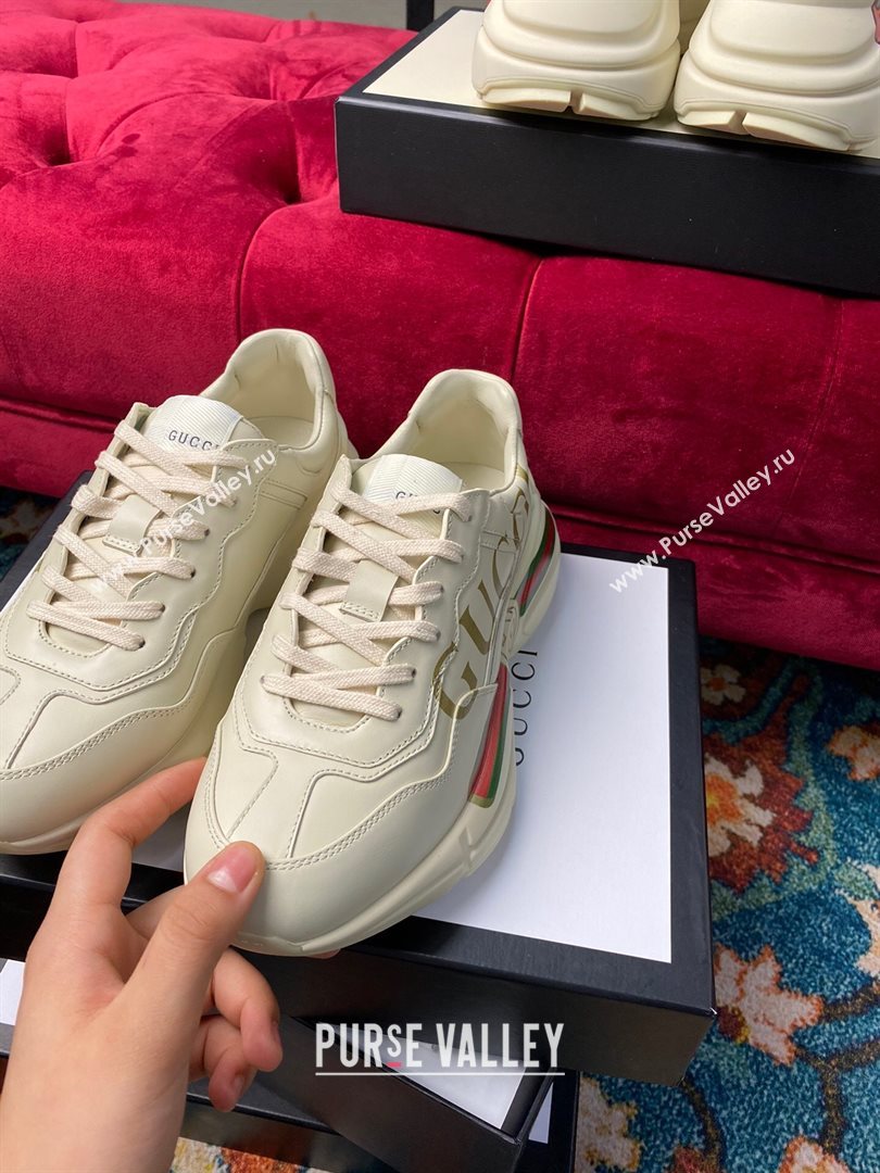 Gucci  Rhyton Gucci Logo Sneaker‎ 08 2020 (For Women and Men) (MD-20120331)