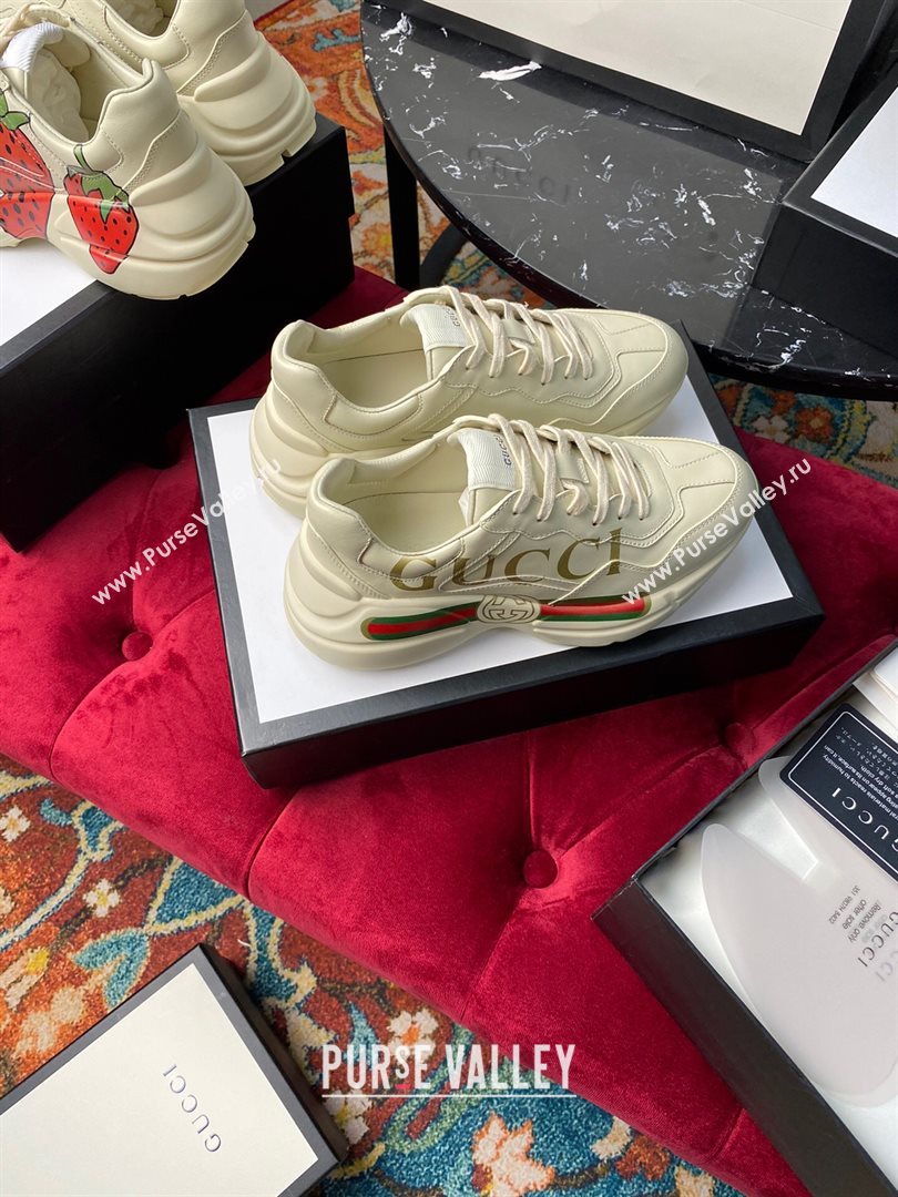 Gucci  Rhyton Gucci Logo Sneaker‎ 08 2020 (For Women and Men) (MD-20120331)