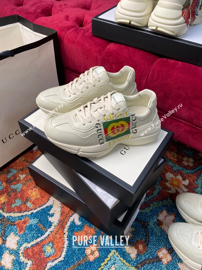 Gucci Rhyton Gucci Logo Sneaker‎ 08 2020 (For Women and Men) (MD-20120332)