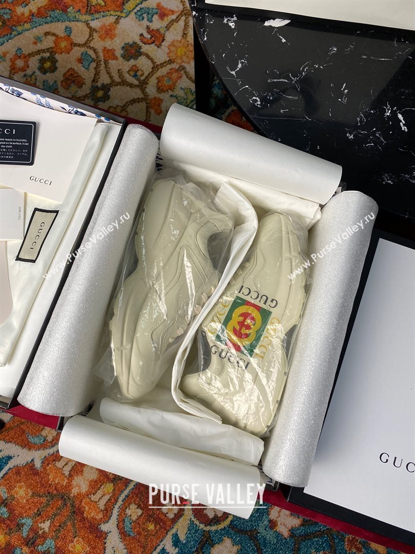 Gucci Rhyton Gucci Logo Sneaker‎ 08 2020 (For Women and Men) (MD-20120332)
