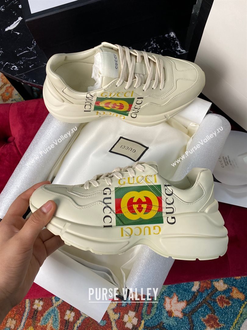 Gucci Rhyton Gucci Logo Sneaker‎ 08 2020 (For Women and Men) (MD-20120332)