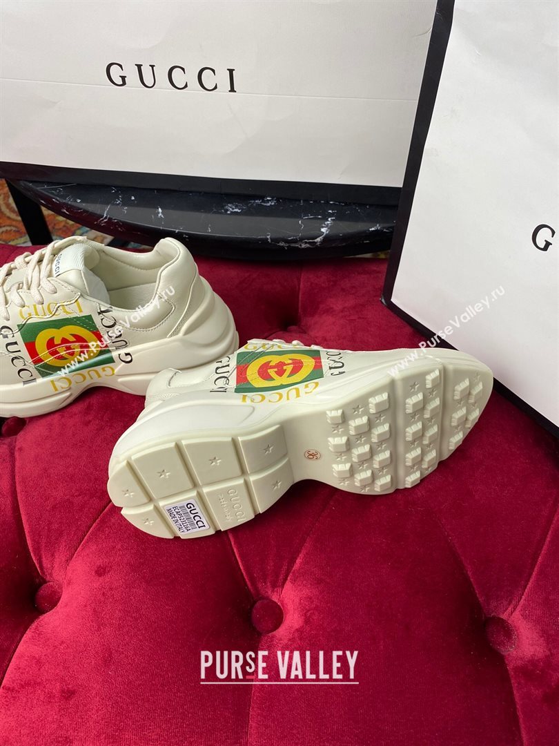 Gucci Rhyton Gucci Logo Sneaker‎ 08 2020 (For Women and Men) (MD-20120332)