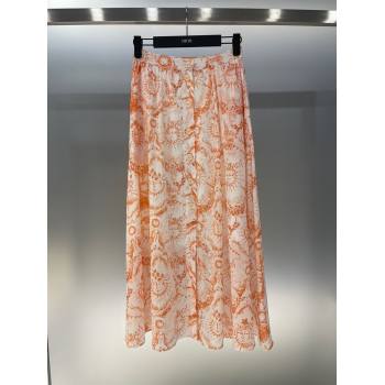 Dior Skirt D6508 Orange 2024 (Q-24060508)