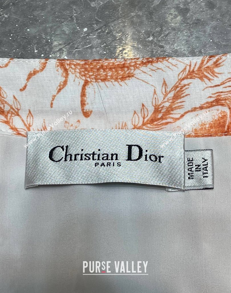 Dior Skirt D6508 Orange 2024 (Q-24060508)