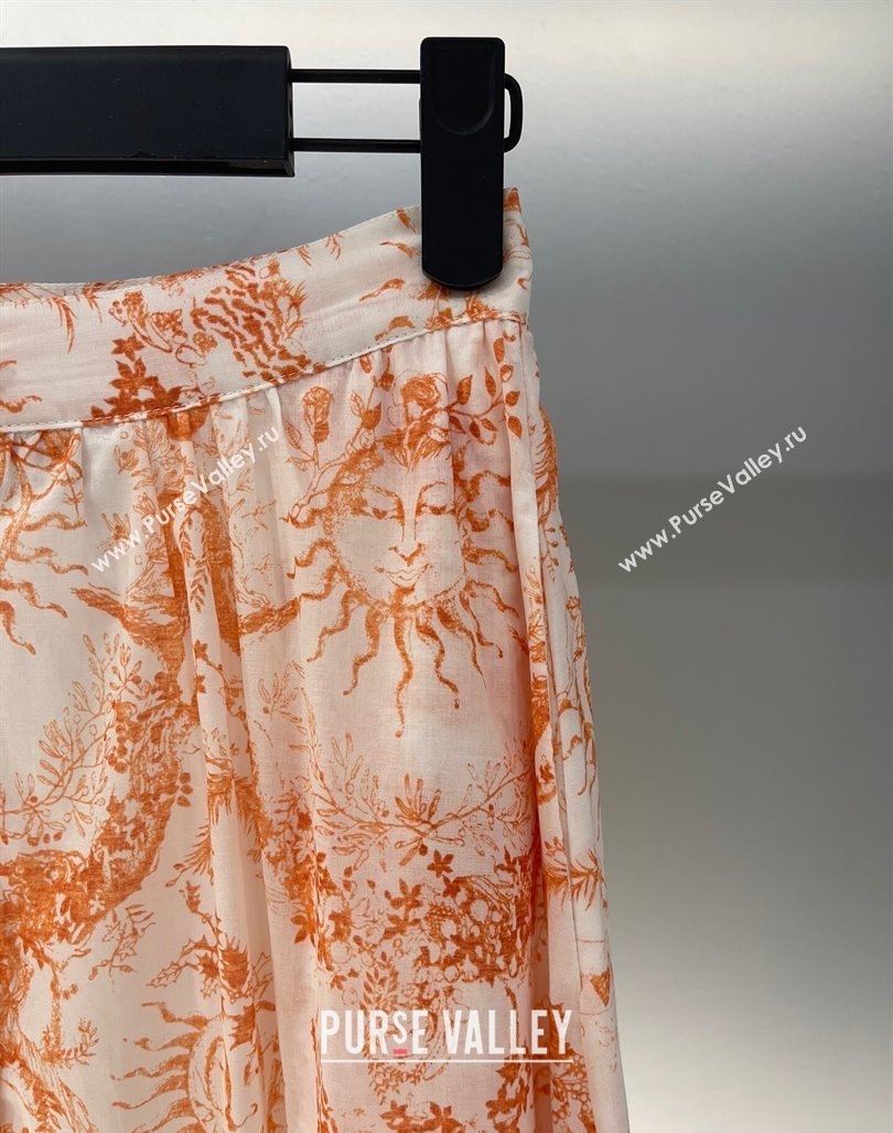 Dior Skirt D6508 Orange 2024 (Q-24060508)