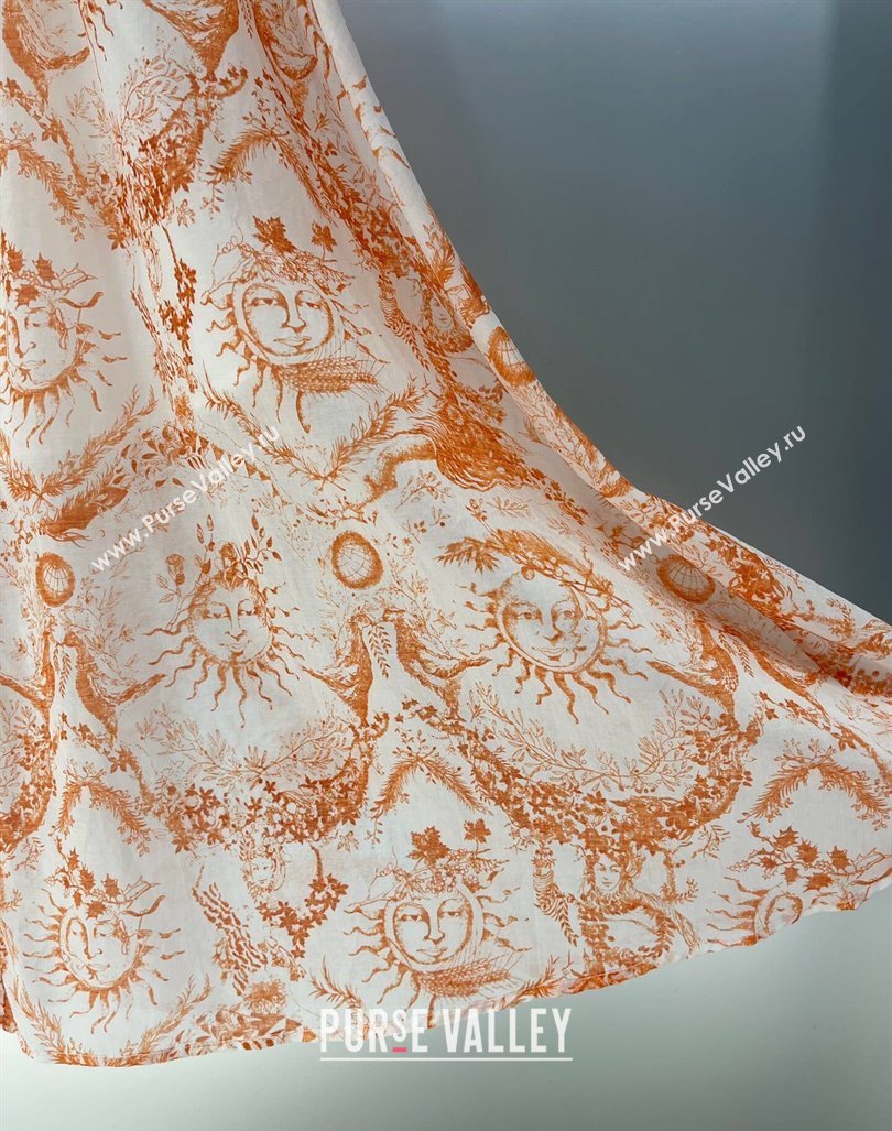 Dior Skirt D6508 Orange 2024 (Q-24060508)