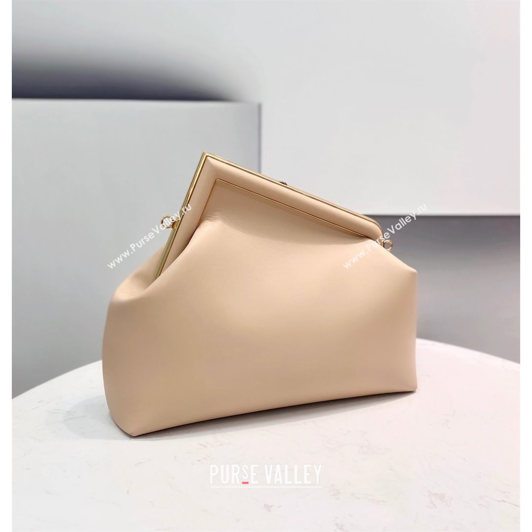 Fendi First Medium Leather Bag Nude 2021 80018L (CL-21090602)