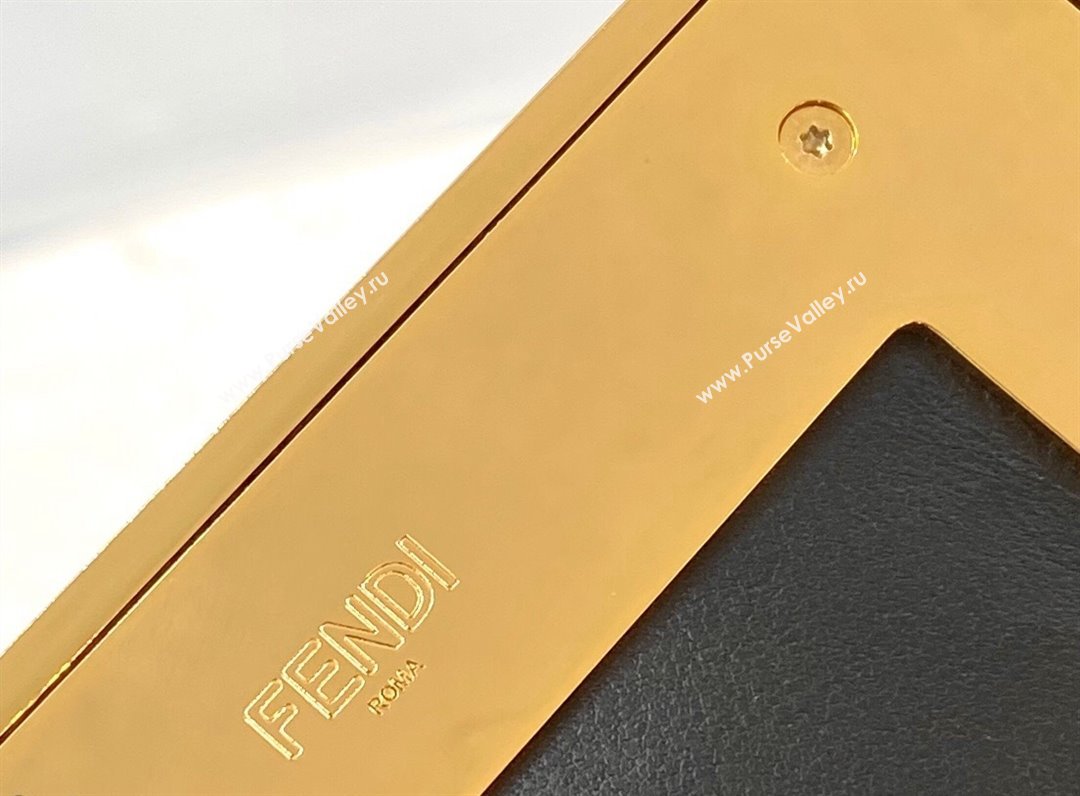 Fendi First Medium FF Canvas Bag Black 2021 80018L (CL-21101845)
