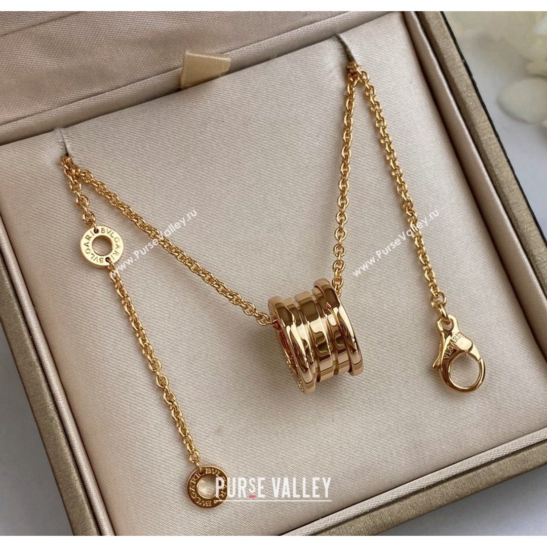  Bvlgari B.ZERO1 Necklace BN61 Light Gold 2021 (MLD-210902052)