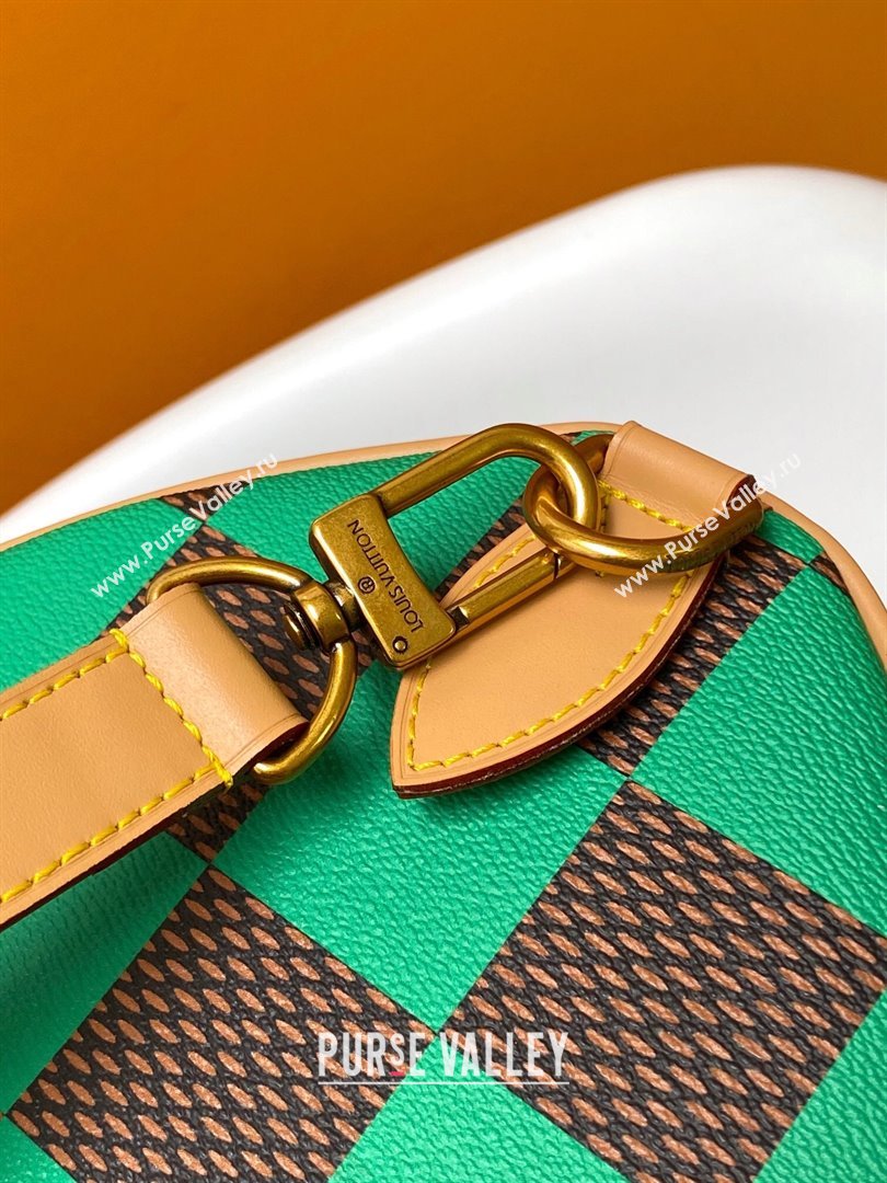 Louis Vuitton Speedy 40 Bandouliere Damier Pop in Damier Pop Coated Canvas N40579 Green 2024 (K-24072507)