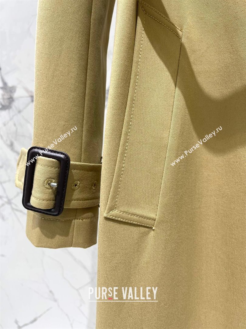 Saint Laurent Trench Coat S91909 Khaki 2024 (Q-24091909)