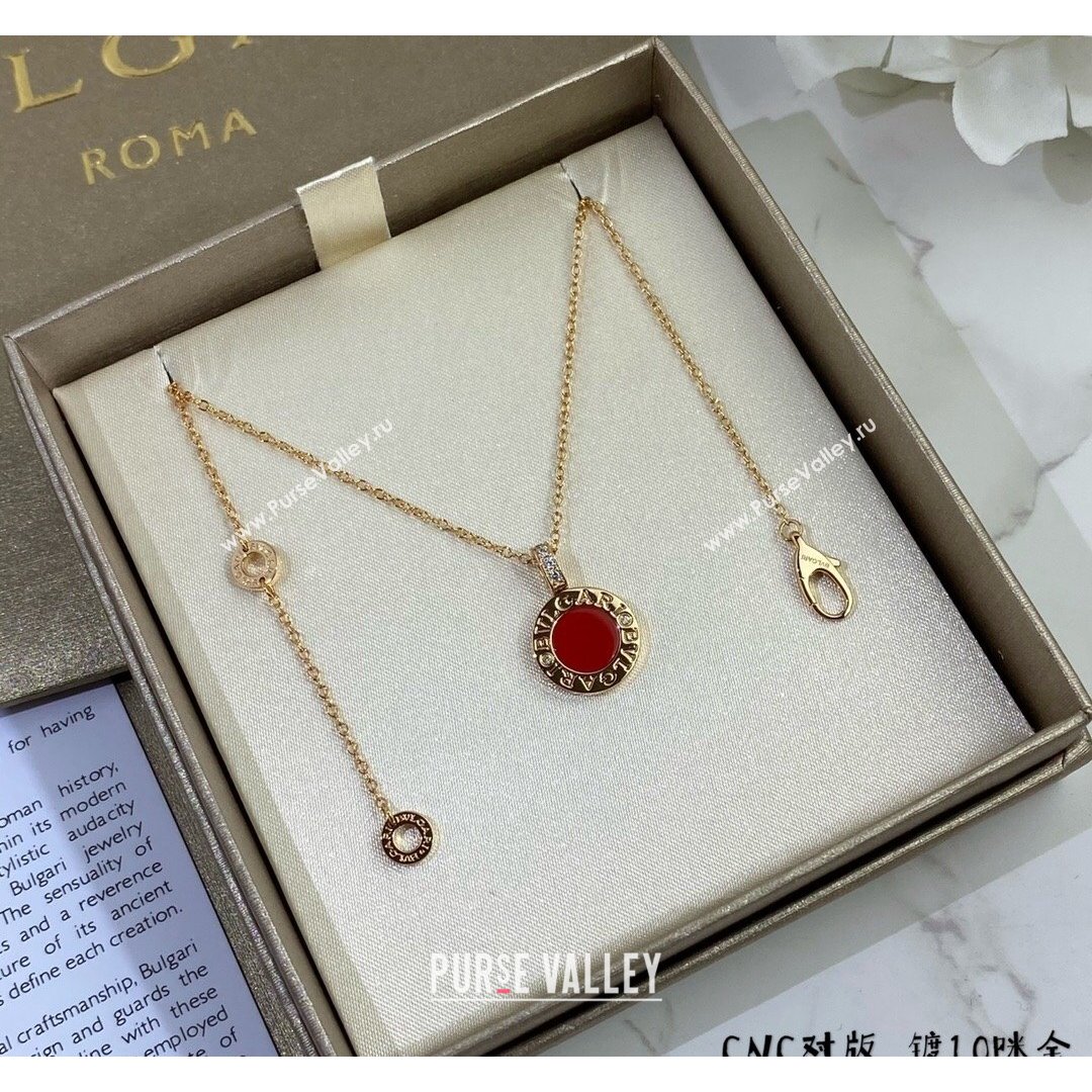 Bvlgari BVLGARI BVLGARI Necklace BN62 Red 2021 (MLD-210902054)