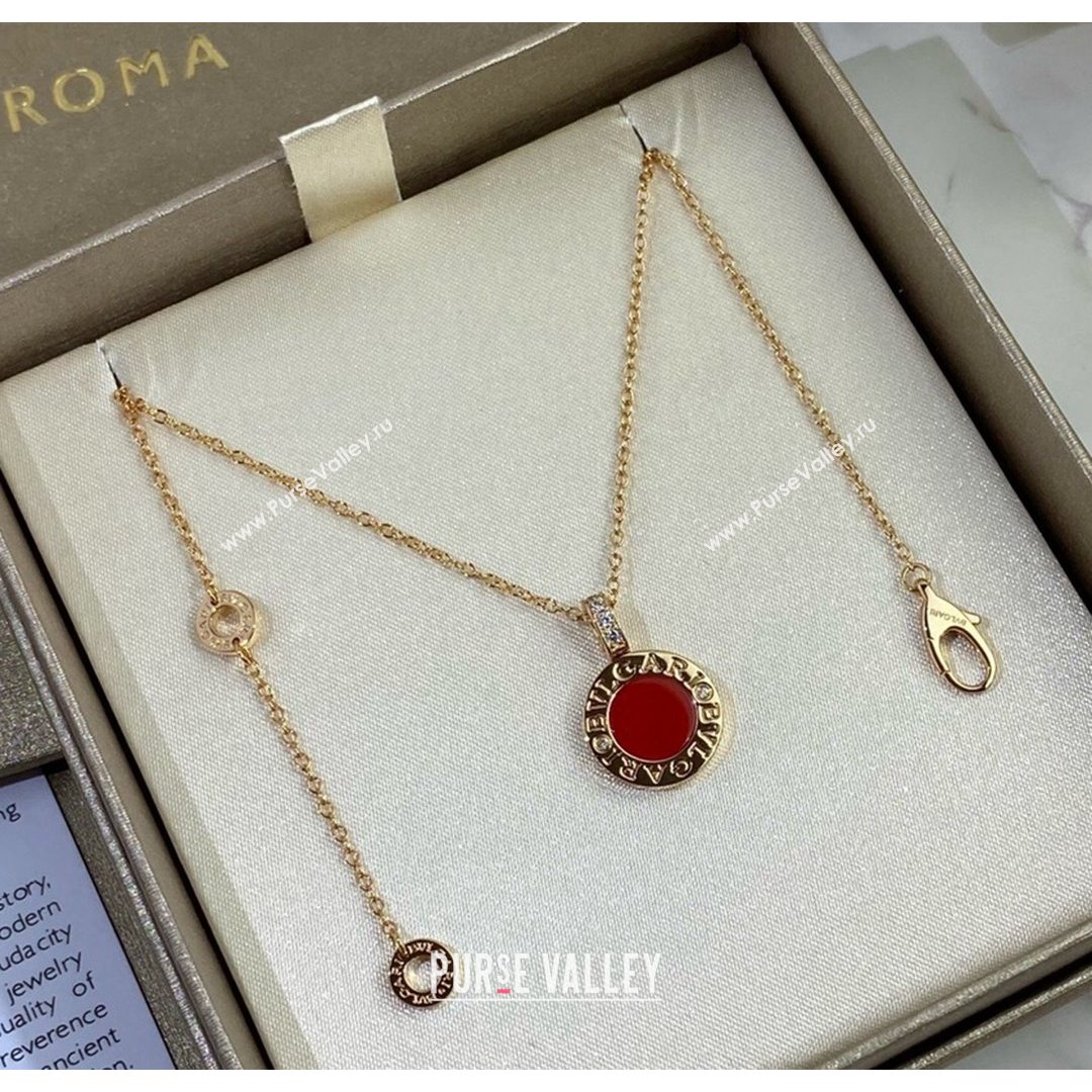 Bvlgari BVLGARI BVLGARI Necklace BN62 Red 2021 (MLD-210902054)