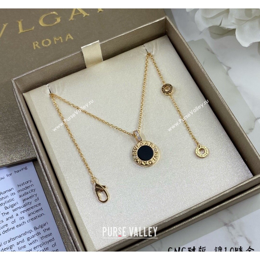Bvlgari BVLGARI BVLGARI Necklace BN63 Black 2021 (MLD-210902055)
