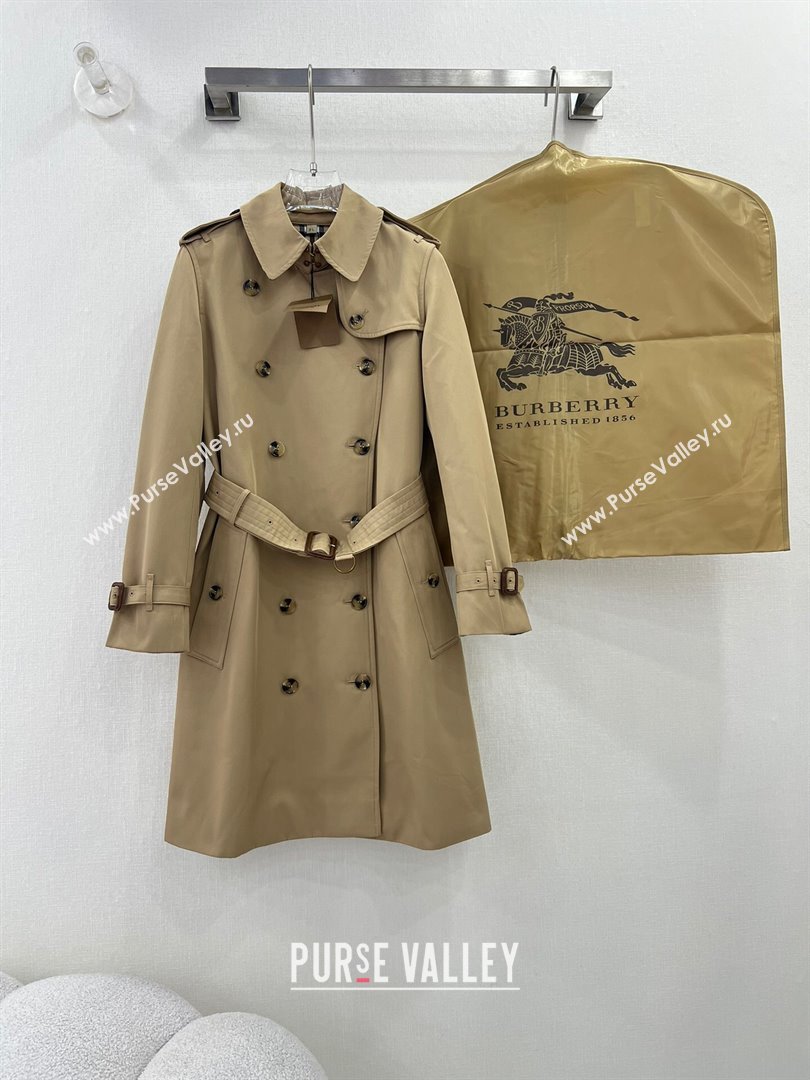 Burberry Trench Coat B91913 Khaki 2024 (Q-24091913)