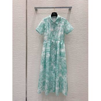 Dior Dress D6510 Green 2024 (Q-24060510)