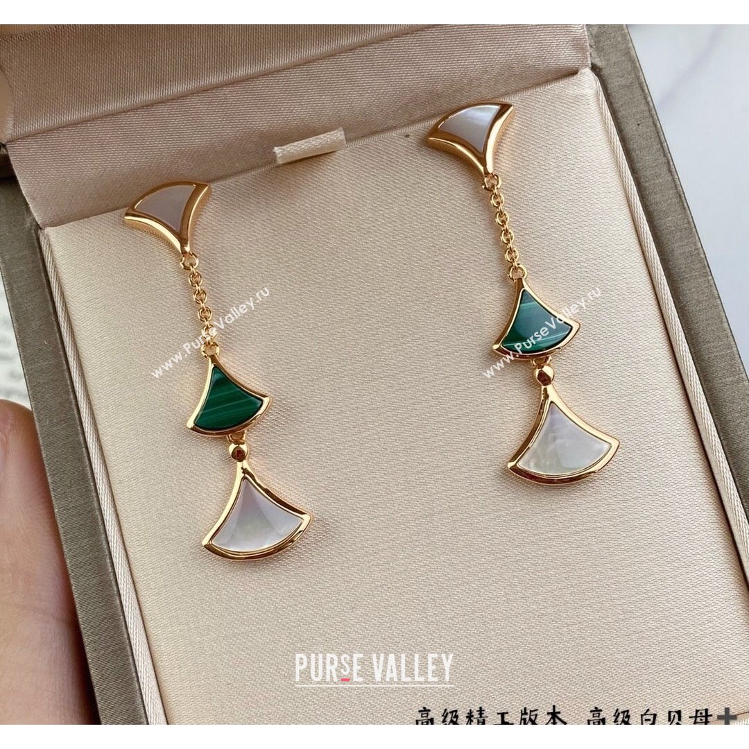 Bvlgari DIVAS’ DREAM Earrings BE69 Green 2021 (MLD-210902061)