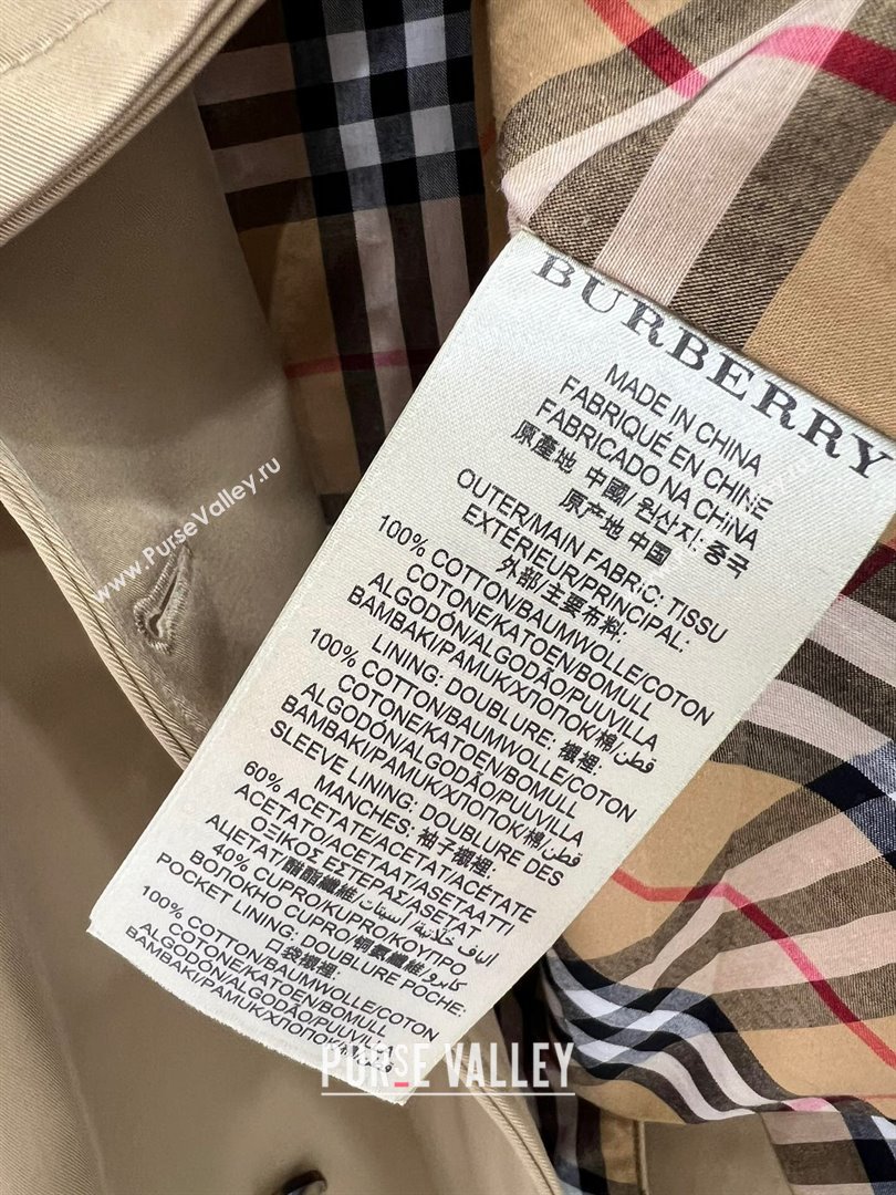 Burberry Trench Coat B91913 Khaki 2024 (Q-24091913)