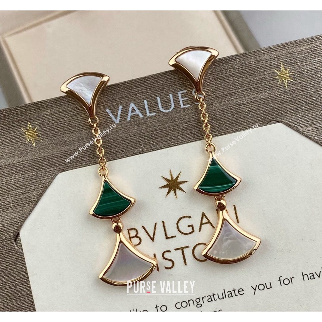 Bvlgari DIVAS’ DREAM Earrings BE69 Green 2021 (MLD-210902061)