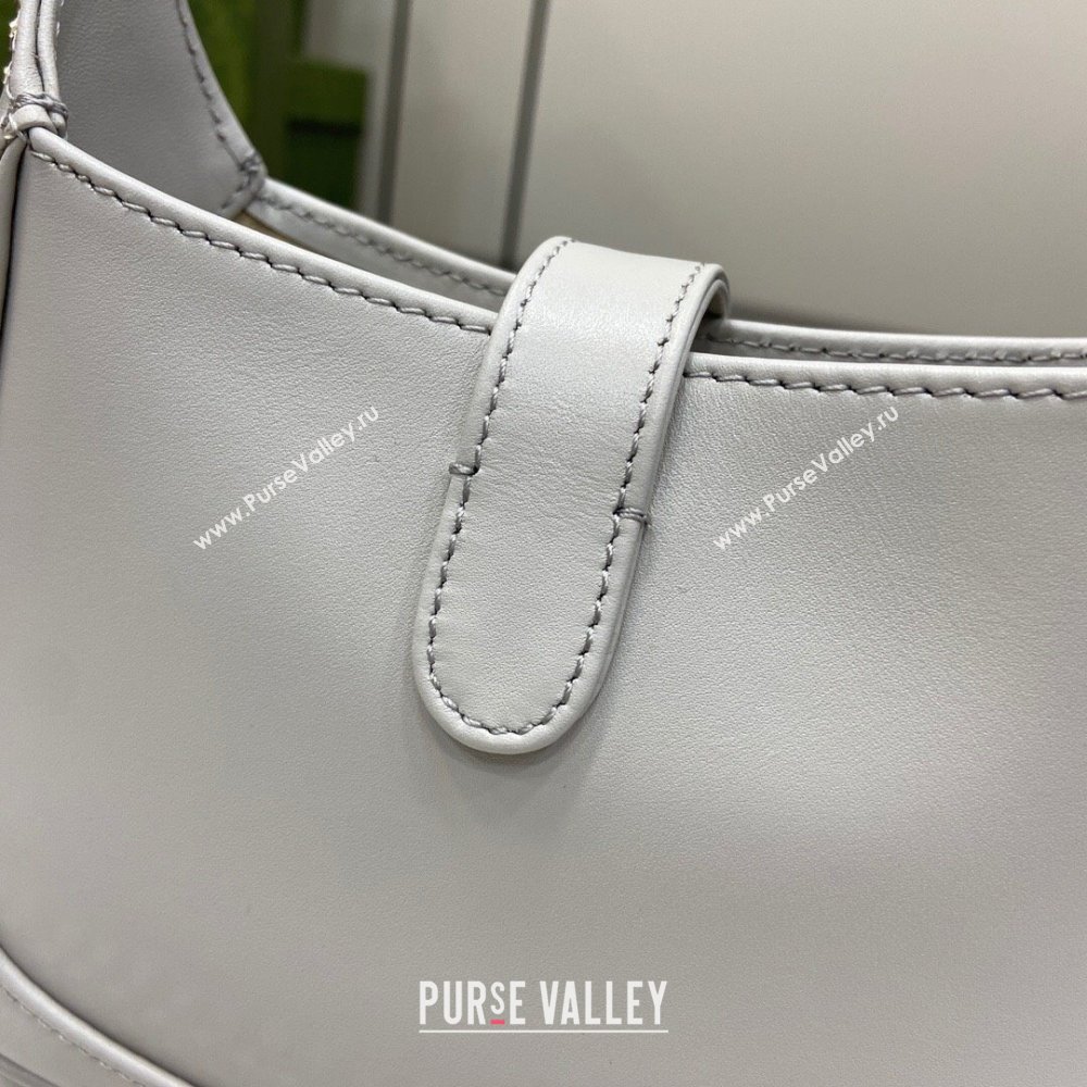 Gucci Jackie Notte Mini Bag in Smooth Leather ‎782889 Grey 2024 (XLU-24041116)