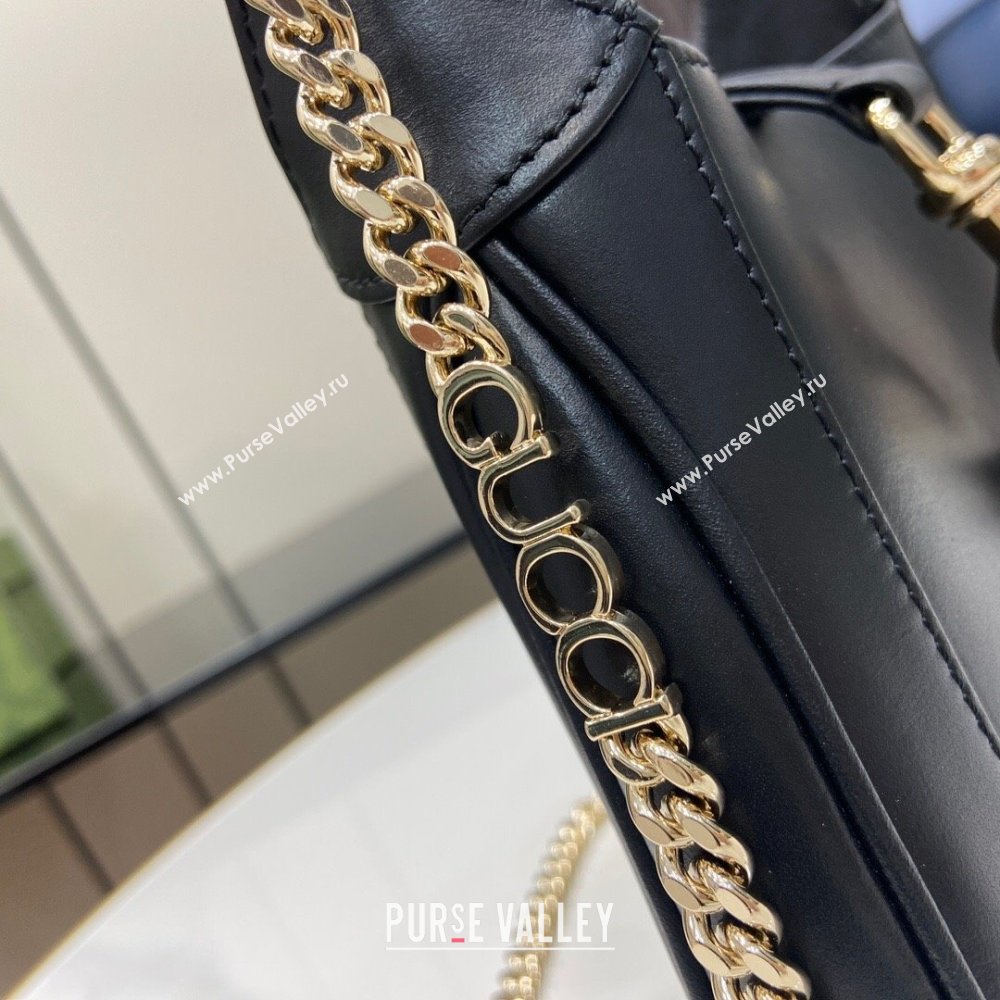 Gucci Jackie Notte Mini Bag in Smooth Leather ‎782889 Black 2024 (XLU-24041117)