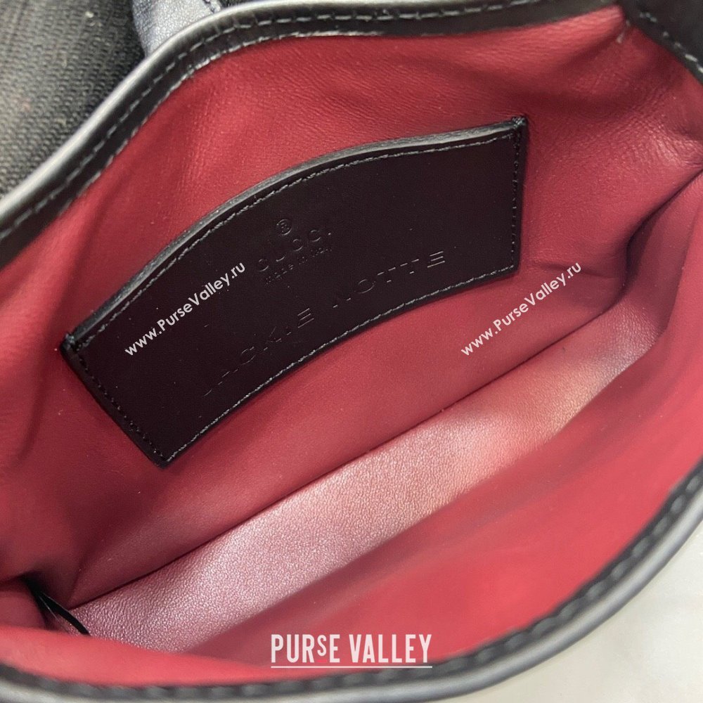 Gucci Jackie Notte Mini Bag in Smooth Leather ‎782889 Black 2024 (XLU-24041117)