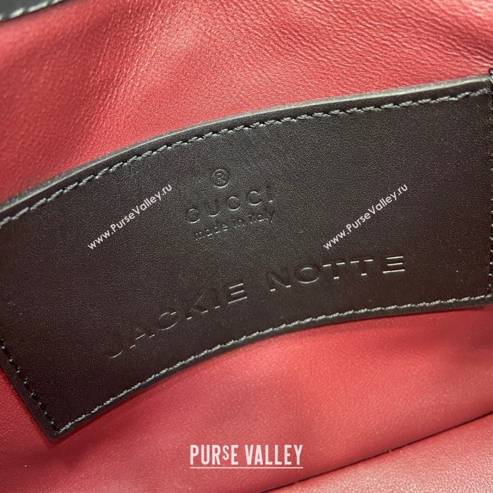 Gucci Jackie Notte Mini Bag in Smooth Leather ‎782889 Black 2024 (XLU-24041117)