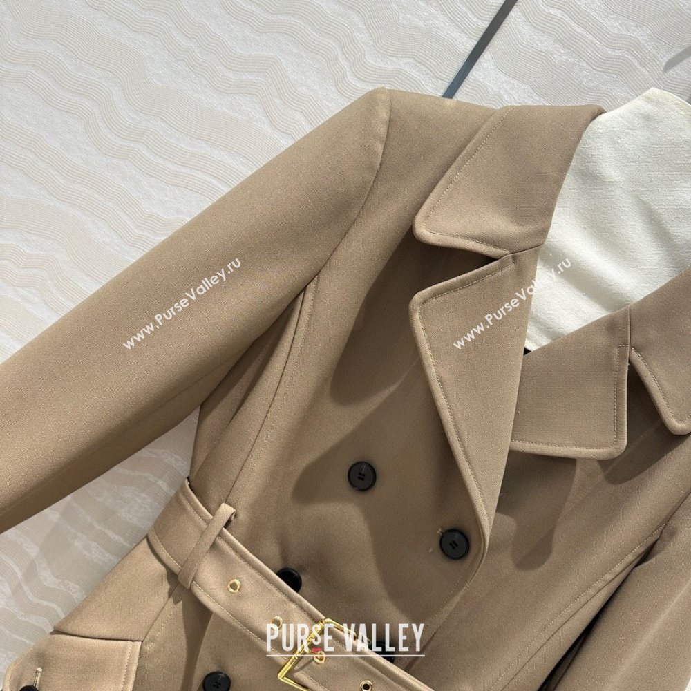 Dior Wool Coat D91915 Brown 2024 (Q-24091915)