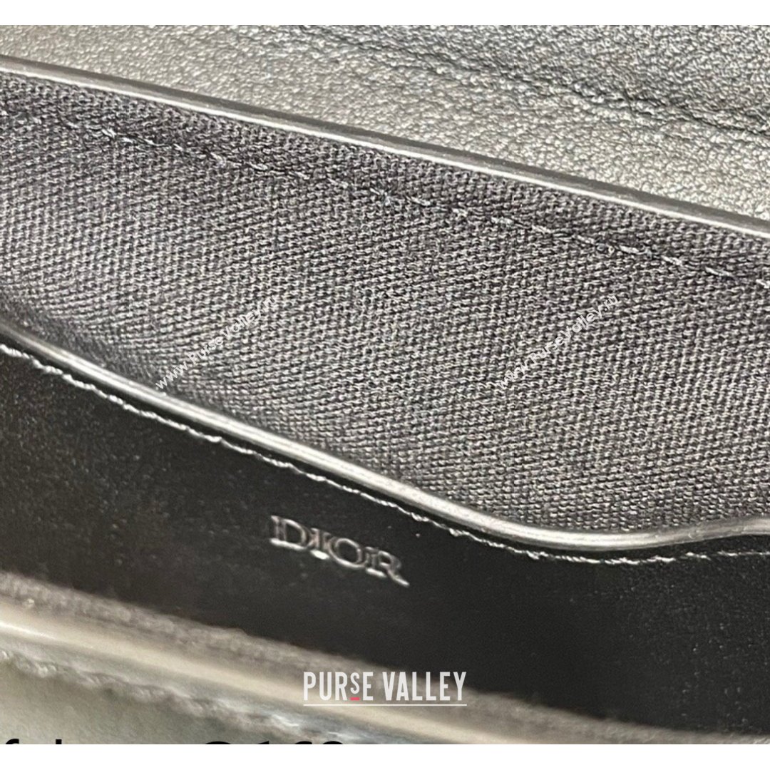 Dior Mens Lock Strap Clutch in Smooth Calfskin Black 2021 (XXG-21090703)