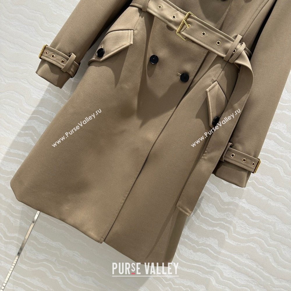 Dior Wool Coat D91915 Brown 2024 (Q-24091915)