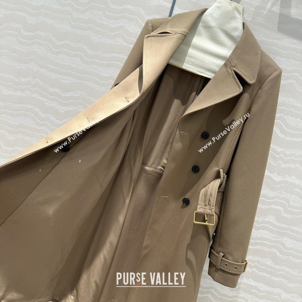 Dior Wool Coat D91915 Brown 2024 (Q-24091915)