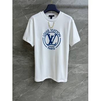 Louis Vuitton Cotton T-shirt LV6608 White 2024 (Q-24060608)