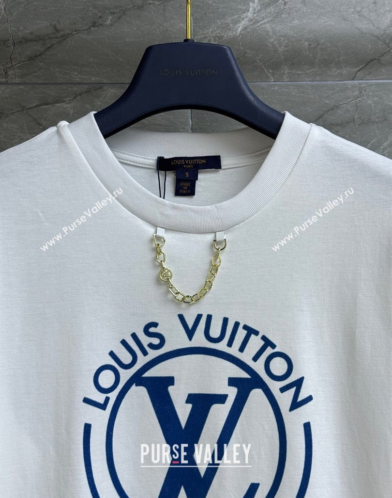 Louis Vuitton Cotton T-shirt LV6608 White 2024 (Q-24060608)