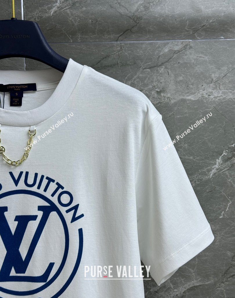 Louis Vuitton Cotton T-shirt LV6608 White 2024 (Q-24060608)