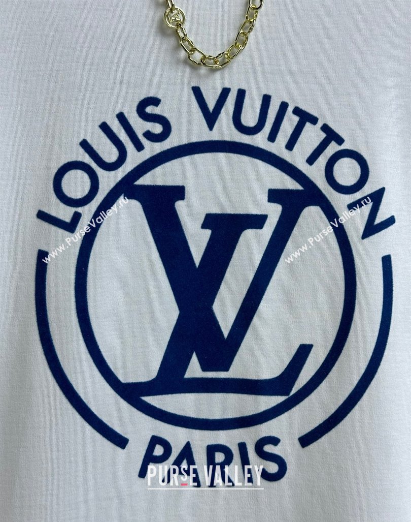 Louis Vuitton Cotton T-shirt LV6608 White 2024 (Q-24060608)