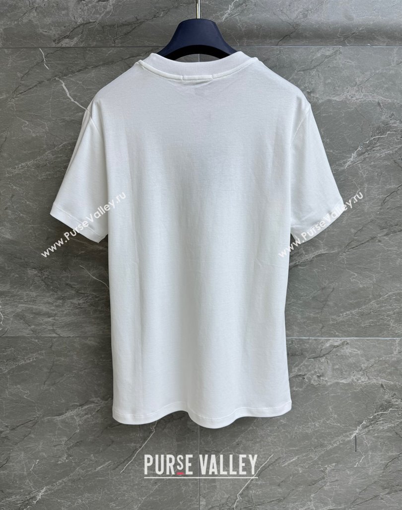 Louis Vuitton Cotton T-shirt LV6608 White 2024 (Q-24060608)