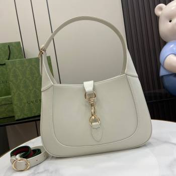 Gucci Jackie Small Shoulder Bag in Smooth Leather 782849 Ivory 2024 (XLU-24041120)