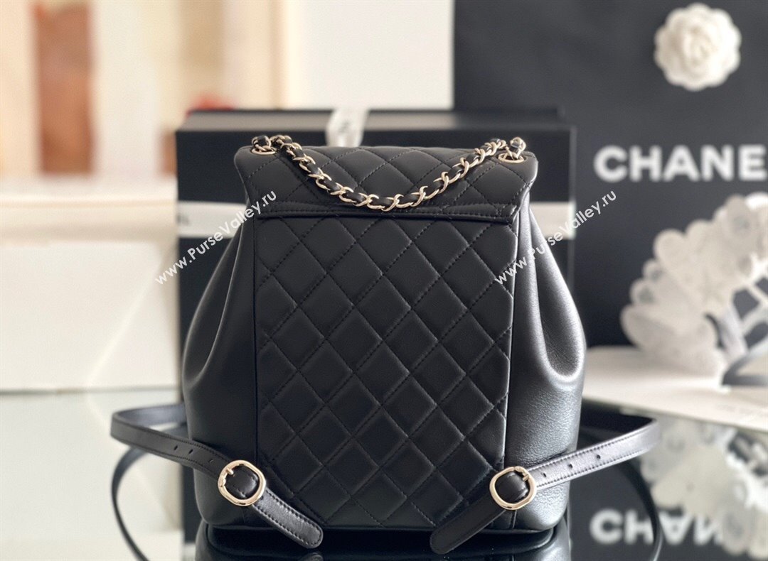 Chanel Calfskin Large Backpack AS2908 Black 2024 Original Quality (MHE-24041603)