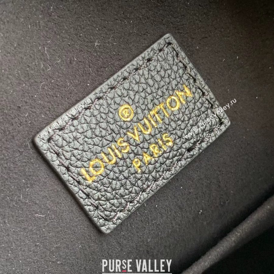 Louis Vuitton Leather Lockme Bucket M57687 Black 2025 (KI-250120057)