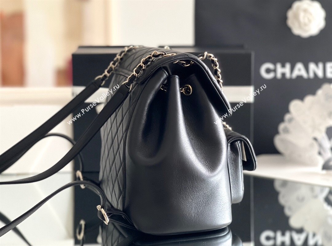 Chanel Calfskin Large Backpack AS2908 Black 2024 Original Quality (MHE-24041603)