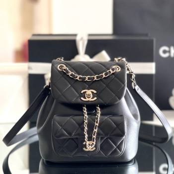 Chanel Calfskin Small Backpack AS2908 Black 2024 Original Quality (MHE-24041604)