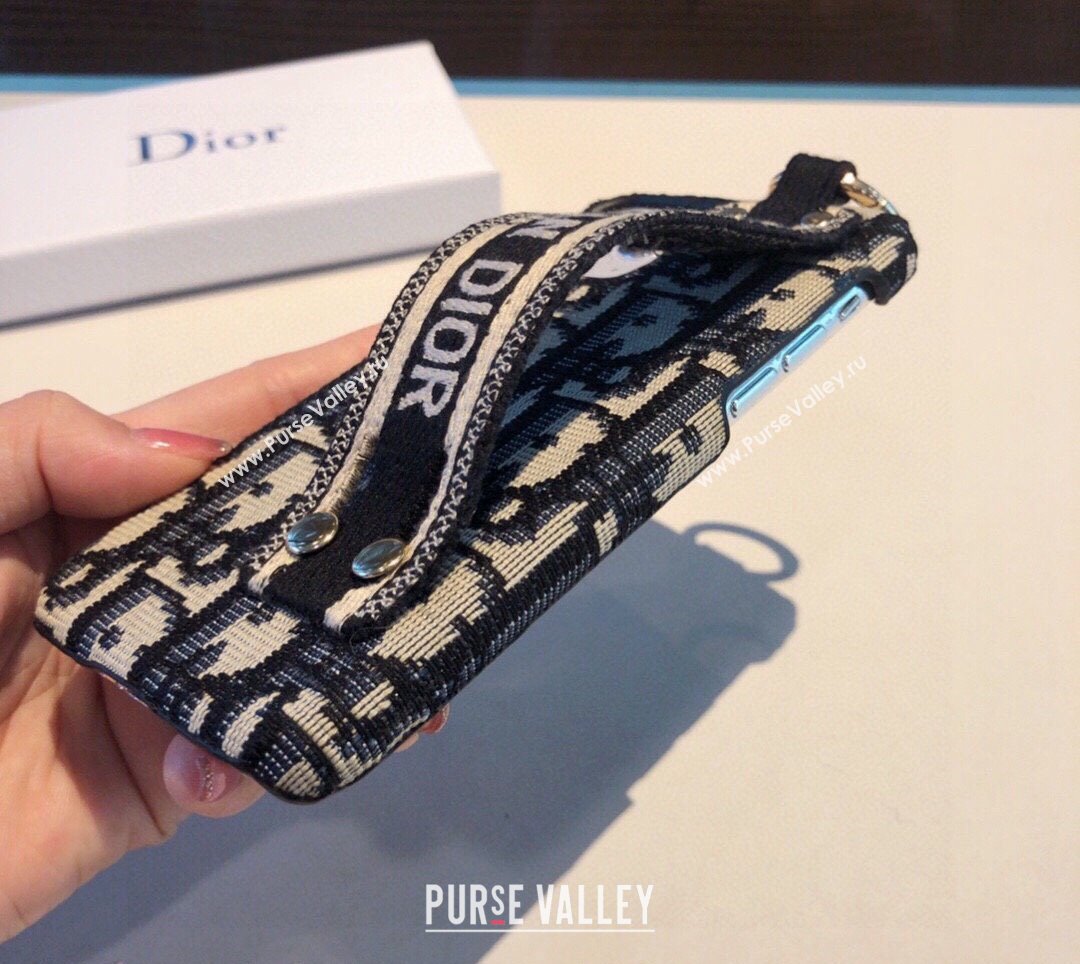 Dior Oblique iPhone Case with Wristband 2024 0727016 (A-240727036)